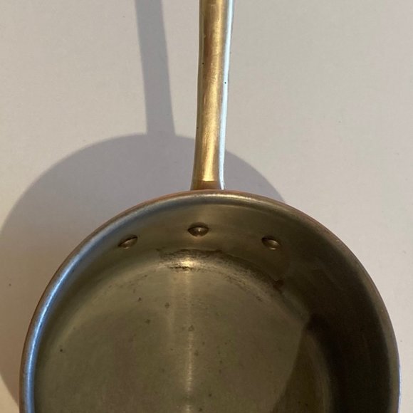 Vintage Metal Copper and Brass Cooking Pot - Picture 5 of 5